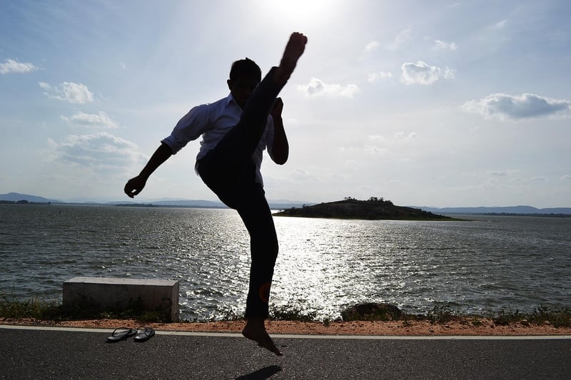 Taekwondo self-defense